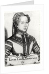 Louise Labe La Belle Cordiere, 1555 by Pierre Woeiriot de Bouzey