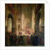 Estates General of Paris Meeting in Notre-Dame after the Death of Charles IV, 1st February 1328, 1841 by Jean Alaux