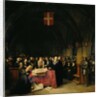 The Chapter of the Order of St. John of Jerusalem held in Rhodes in 1524, 1839 by Claude Jacquand