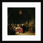 The Chapter of the Order of St. John of Jerusalem held in Rhodes in 1524, 1839 by Claude Jacquand