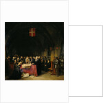 The Chapter of the Order of St. John of Jerusalem held in Rhodes in 1524, 1839 by Claude Jacquand