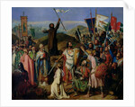 Procession of Crusaders around Jerusalem, 14th July 1099, 1841 by Jean Victor Schnetz