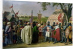 Count of Tripoli accepting the Surrender of the city of Tyre in 1124, 1840 by Alexandre-Francois Caminade