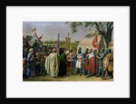 Count of Tripoli accepting the Surrender of the city of Tyre in 1124, 1840 by Alexandre-Francois Caminade