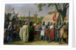 Count of Tripoli accepting the Surrender of the city of Tyre in 1124, 1840 by Alexandre-Francois Caminade
