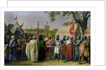 Count of Tripoli accepting the Surrender of the city of Tyre in 1124, 1840 by Alexandre-Francois Caminade