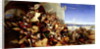 The Defence of Rhodes by Foulques de Villaret and the Knights of St. John of Jerusalem, against Sultan Osman I 1848 by Gustave or Gustaaf Wappers