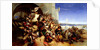 The Defence of Rhodes by Foulques de Villaret and the Knights of St. John of Jerusalem, against Sultan Osman I 1848 by Gustave or Gustaaf Wappers