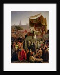 St. Bernard of Clairvaux preaching the Second Crusade in Vezelay, 31st March 1146, 1840 by Emile Signol