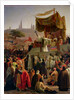 St. Bernard of Clairvaux preaching the Second Crusade in Vezelay, 31st March 1146, 1840 by Emile Signol