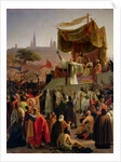 St. Bernard of Clairvaux preaching the Second Crusade in Vezelay, 31st March 1146, 1840 by Emile Signol