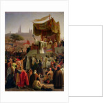St. Bernard of Clairvaux preaching the Second Crusade in Vezelay, 31st March 1146, 1840 by Emile Signol