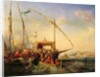 Naval Battle of Imbre in 1346, 1842 by Eugene Modeste Edmond Lepoittevin