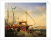 Naval Battle of Imbre in 1346, 1842 by Eugene Modeste Edmond Lepoittevin