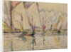 Departure of tuna boats at Groix by Paul Signac