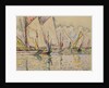 Departure of tuna boats at Groix by Paul Signac
