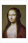 Portrait of a Woman Inspired by the Mona Lisa by Jean Ducayer