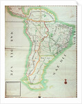 Map of South America, 1777 by Spanish School