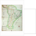 Map of South America, 1777 by Spanish School