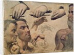 Study of Heads and Hands for the Apotheosis of Homer by Jean Auguste Dominique Ingres