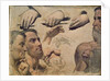 Study of Heads and Hands for the Apotheosis of Homer by Jean Auguste Dominique Ingres