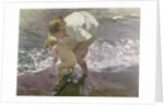 Bathing on the Beach, 1908 by Joaquin Sorolla y Bastida