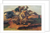Four Jockeys Galloping by Theodore Gericault