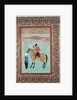 Ms E-14 Shah Abbas on a horse holding a falcon, c.1620 by Indian School