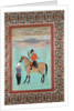 Ms E-14 Shah Abbas on a horse holding a falcon, c.1620 by Indian School