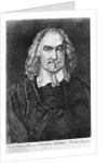 Portrait of Thomas Hobbes by Wenceslaus (after) Hollar