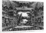 Second view of the Theatre de la Republique, plate 83 from volume IV of 'Voyage de France' by Francois Denis Nee