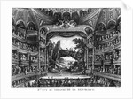 Second view of the Theatre de la Republique, plate 83 from volume IV of 'Voyage de France' by Francois Denis Nee