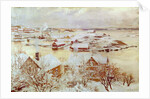 A December Day c.1893 by Albert Gustaf Aristides Edelfelt