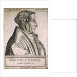 Martin Bucer at the age of 53 by Rene Boyvin