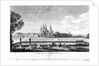 View of Cluny Abbey by Jean-Baptiste Lallemand