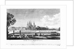 View of Cluny Abbey by Jean-Baptiste Lallemand