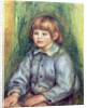 Seated Portrait of Claude Renoir 1905-08 by Pierre Auguste Renoir