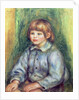 Seated Portrait of Claude Renoir 1905-08 by Pierre Auguste Renoir
