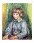 Seated Portrait of Claude Renoir 1905-08 by Pierre Auguste Renoir