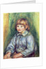 Seated Portrait of Claude Renoir 1905-08 by Pierre Auguste Renoir