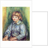 Seated Portrait of Claude Renoir 1905-08 by Pierre Auguste Renoir