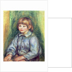 Seated Portrait of Claude Renoir 1905-08 by Pierre Auguste Renoir