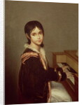 The Artist's Daughter at the Piano by Domingos Antonio de Sequeira