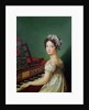 The Artist's Daughter at the Clavichord by Zacarias Gonzalez Velazquez