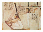 Two Musicians by Egyptian 18th Dynasty