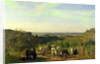 View from the Hilltops of Suresnes or, The Grape Harvest at Suresnes by Constant-Emile Troyon