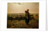 Shepherdess with her Flock, 1863 by Jean-Francois Millet