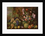 Still Life of Fruits and Flowers by Italian School
