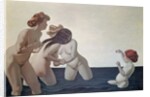 Three Women and a Young Girl Playing in the Water, 1907 by Felix Edouard Vallotton