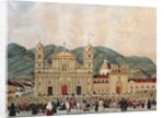 The Plaza de Bolivar, Bogota, 1837 by J. Castillo